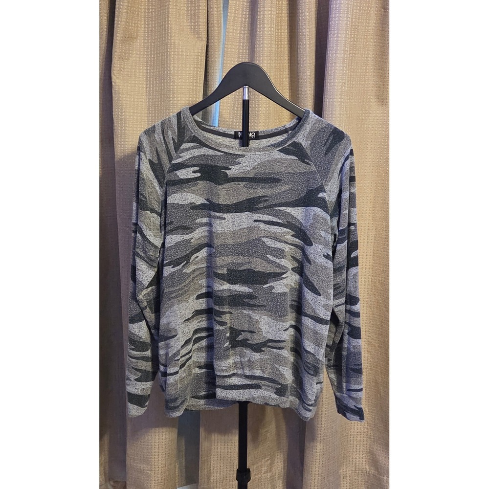 Buffalo David Bitton Long Sleeve‎ Camouflage T-Shirt Women's Size Large